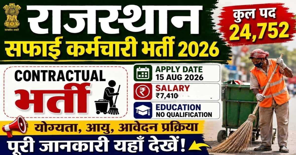 Rajasthan Safai Karmchari Recruitment 2026